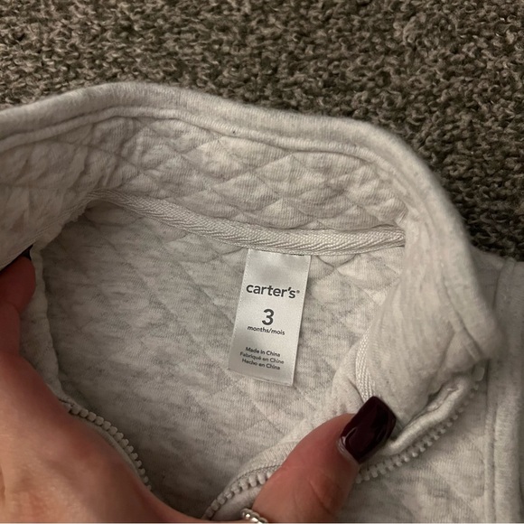 Carters Baby Full Zip Vest 3 Months - Picture 2 of 3